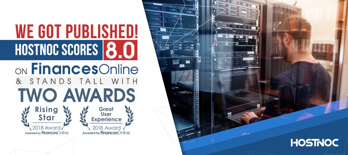 HostNoc Scores 8.0 on FinancesOnline