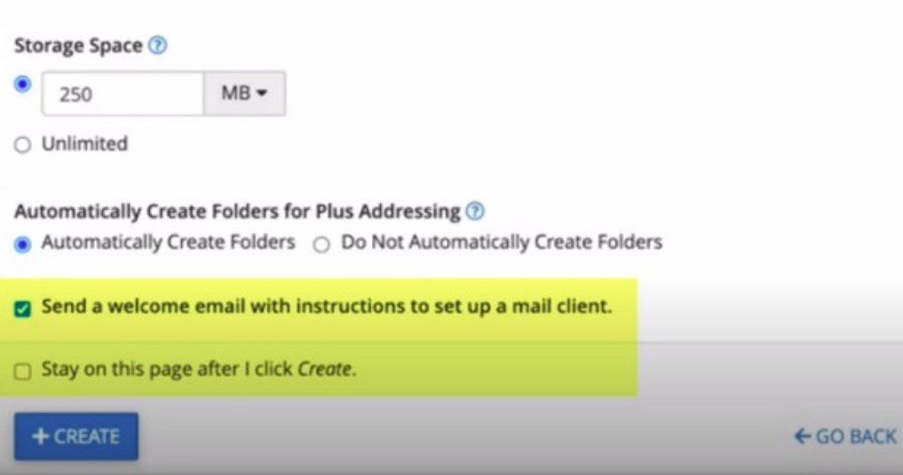 How To Create an Email Account in cPanel? HostNOC Guide 9 Set storage space in cpanel