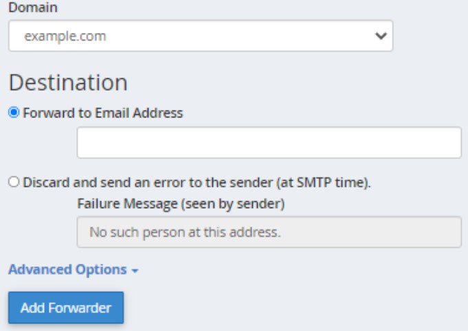 How To Create an Email Account in cPanel? HostNOC Guide 13 forward to email address