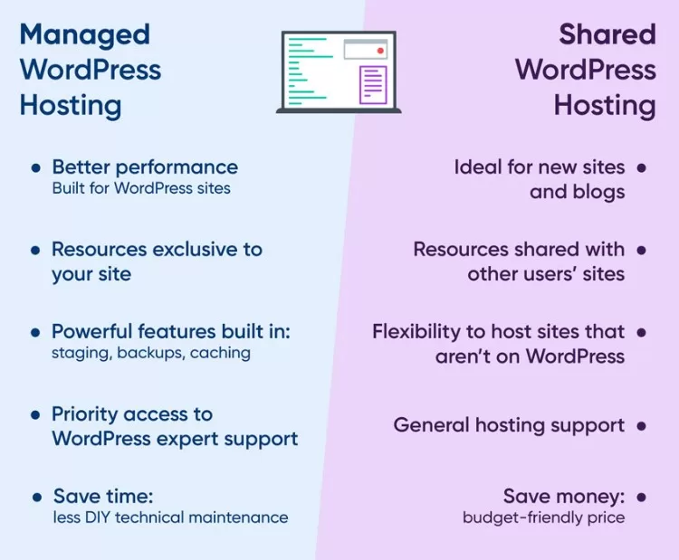 Complete Guide To Managed WordPress Hosting 5 Managed WordPress Hosting vs Shared WordPress Hosting