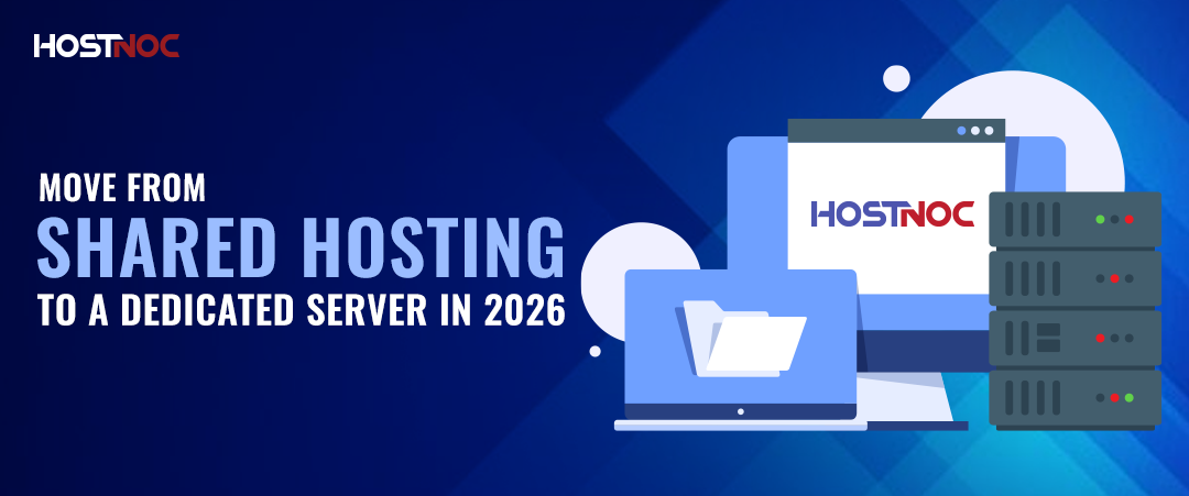 shared hosting to a dedicated server