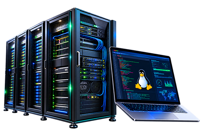 Linux VPS server infrastructure