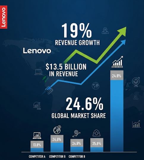Lenovo Leads PC Market